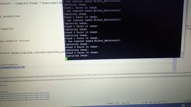 Raspbery pi zero - face recognition смотреть онлайн