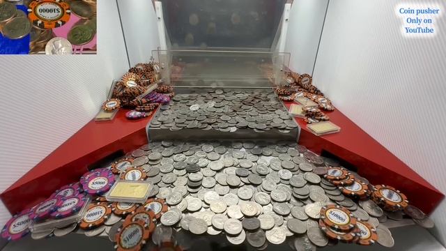 50 quarter challenge $10 million buy In high limit coin pusher смотреть онлайн