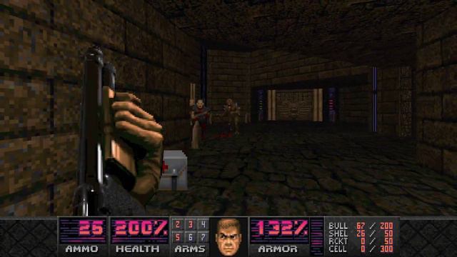 Doom II: Ancient Aliens (Ultra Violence 100%) Walkthrough (MAP03: Arachnotron Arrival) смотреть онлайн