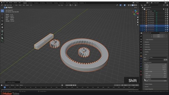 Parametric Gears In Blender | Precision Gears ( Involute ) смотреть онлайн