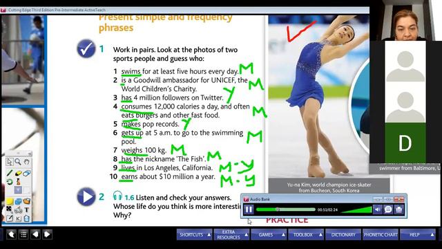 UNIT 1 E3 D1 PRESENT SIMPLE FREQUENCY ADVERBS-MARCH 31 смотреть онлайн