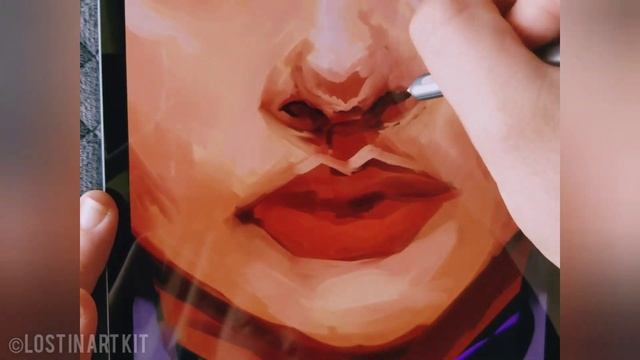 How I Paint Skin in Infinite Painter смотреть онлайн