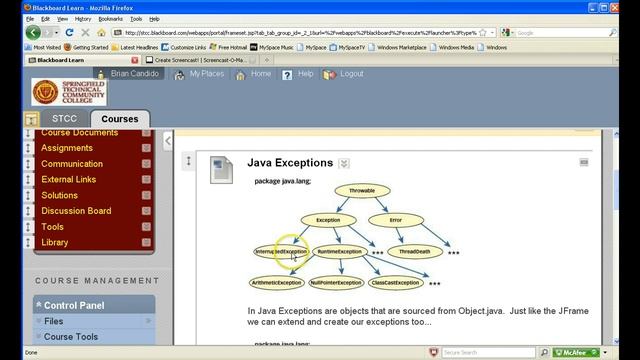 Java Exception Hierarchy смотреть онлайн