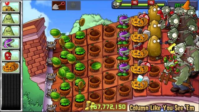 Plants vs Zombies | Unlocked full Minigames Column Like You See Em смотреть онлайн