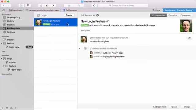 GitHub Pull Requests on the Desktop with Tower смотреть онлайн
