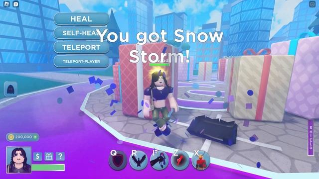 How To Get The NEW Snow Storm Skin | Heroes Online World | ROBLOX смотреть онлайн