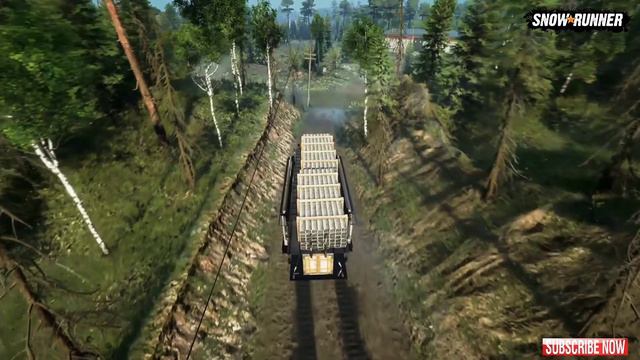 SnowRunner: River Edge Map Contracts - Repair Of Electrical Networks смотреть онлайн