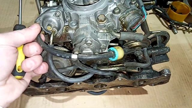 Карбюратор Daewoo tico. Подключение трубок. смотреть онлайн