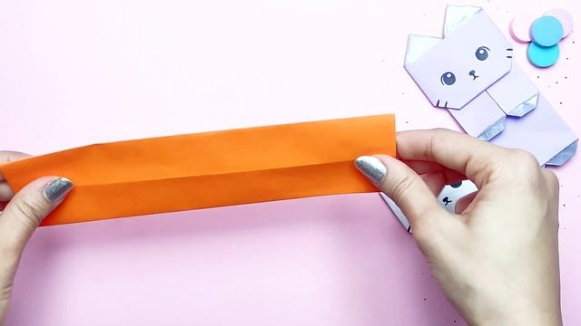 Origami cat bookmark | How to make a paper cat bookmark? смотреть онлайн