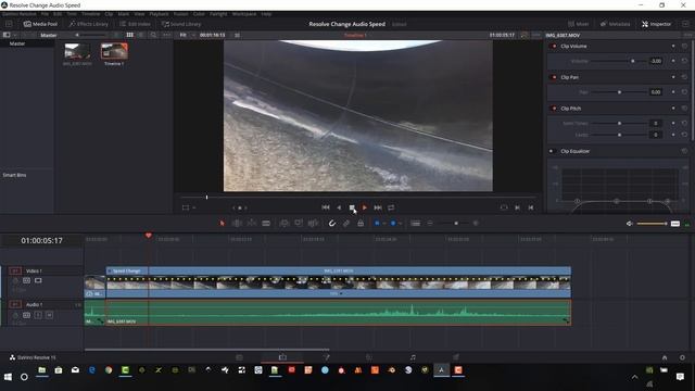 Davinci Resolve Change Audio Speed смотреть онлайн