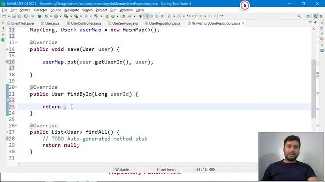 Repository Design Pattern using java смотреть онлайн