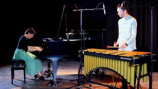 Astor Piazzolla - Milonga Picaresque (Vibraphone & Piano) | DUO KOSHAVA смотреть онлайн