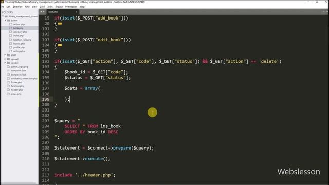 PHP Project On Library Management System - Remove Book Data - 22 смотреть онлайн