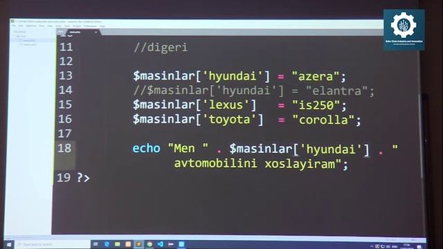 PHP proqramlaşdırma dili - Assosiativ Massivlər смотреть онлайн