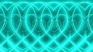 Бирюзовая стерео-иллюзия. Сердце