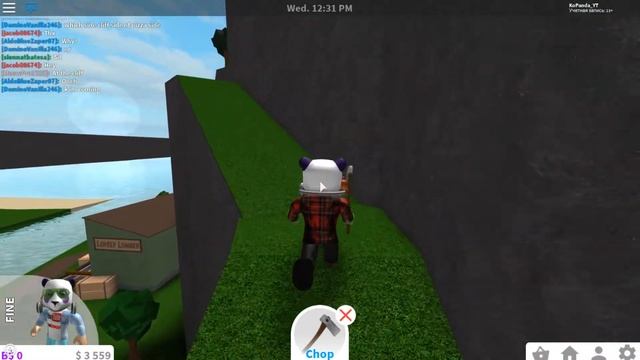 ЛЕСОРУБ в РОБЛОКС БЛОКСБУРГ -  Roblox Bloxburg по русски