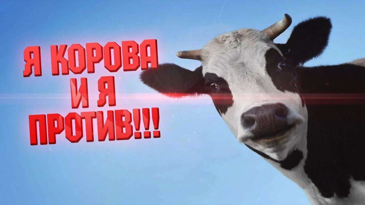 ЭТА КОРОВА настолько крута, что перекрыла целый мост смотреть онлайн