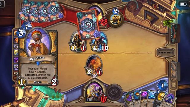 Hearthstone Mobile 7# - Killing with healing echo card - [Priest] смотреть онлайн