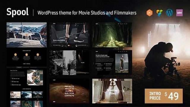 Spool | Movie Studios and Filmmakers WordPress Theme | Themeforest Website Templates and Themes смотреть онлайн