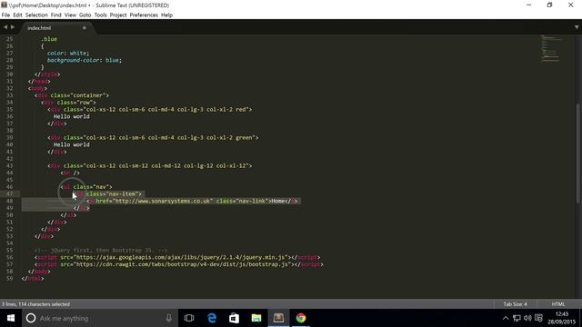 Bootstrap 4 Tutorial 32 - Base Nav смотреть онлайн