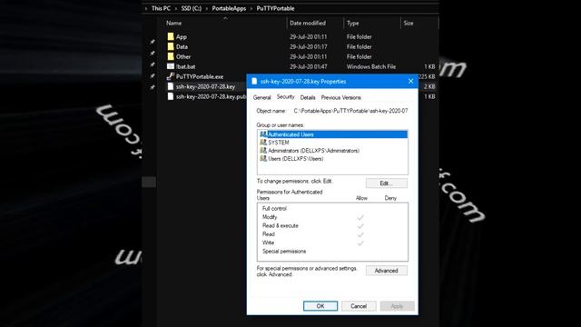 WARNING: UNPROTECTED PRIVATE KEY FILE! Permission denied (publickey) смотреть онлайн