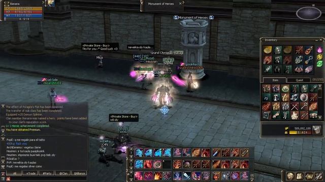 Lineage 2 l2JAVA King Banana Tyrant Become HERO смотреть онлайн
