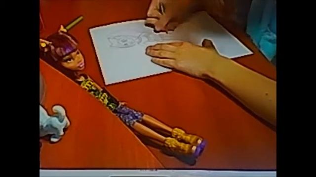 Рисую Монстер Хай "Клодин Вульф смотреть онлайн