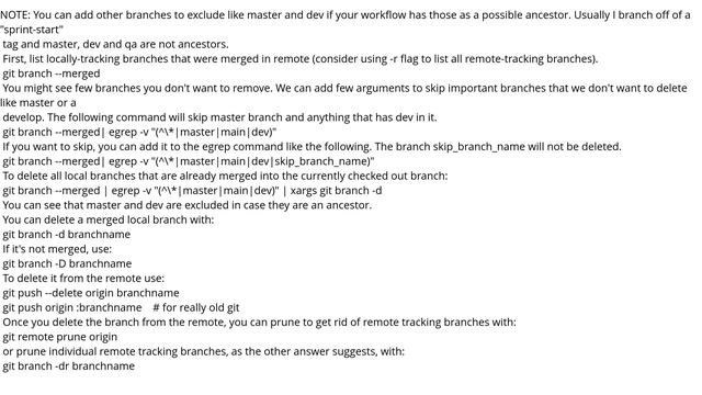 How do I delete all Git branches which have been merged? смотреть онлайн
