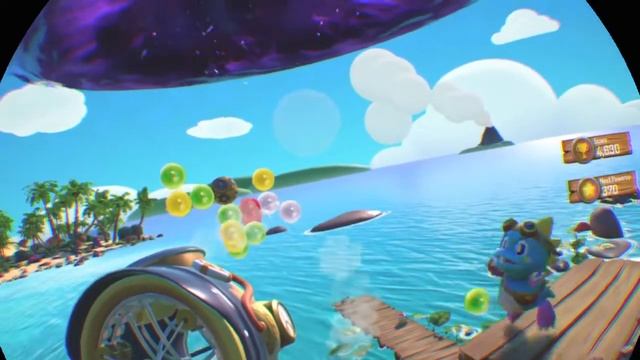 Puzzle Bobble 3D: Vacation Odyssey Gameplay ?️ PS4 PSVR PS5 - VR Bub and Bob смотреть онлайн