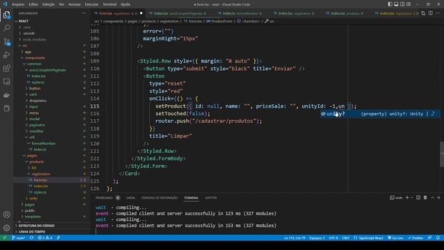23 - Validando campos e finalizando submit - Next e React смотреть онлайн