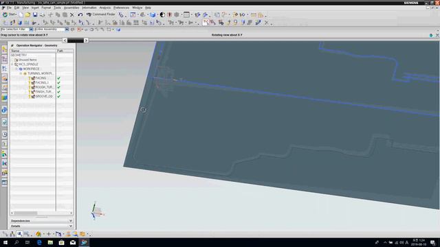 NX Cam Turning Tutorial for Beginners. OD use IPW. (#1 ~ #8) смотреть онлайн