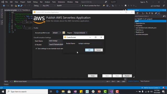 How to Create and Deploy a .NET Core Serverless REST API using AWS SAM смотреть онлайн
