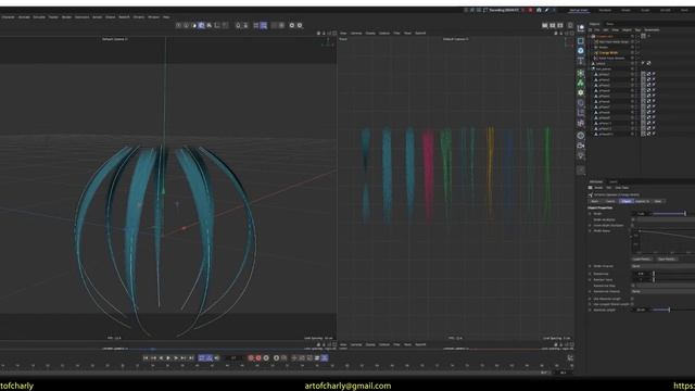 Ornatrix/Cinema 4D: An alternative to the HairTool from Blender. смотреть онлайн