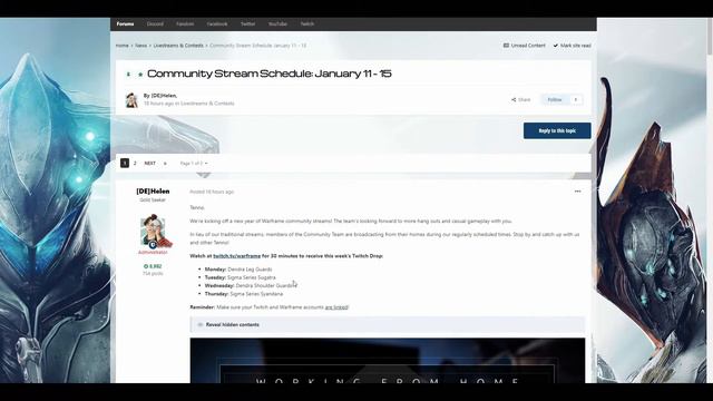 Warframe - Twitch Drops Jan. 11 - 15 [Dendra Armor] смотреть онлайн