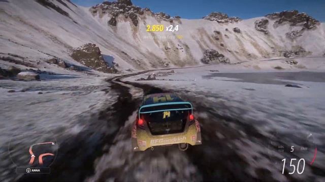 FORZA HORIZON 5 SNOWY VOLCANO FORD #14 RAHAL LETTERMAN LANIGAN RACING FIESTA GAMEPLAY смотреть онлайн