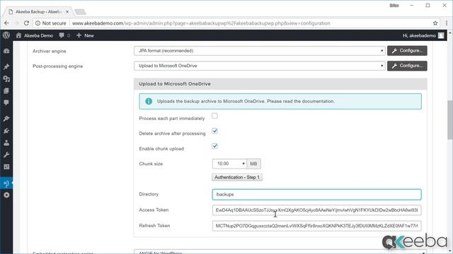 Remote backup with OneDrive смотреть онлайн