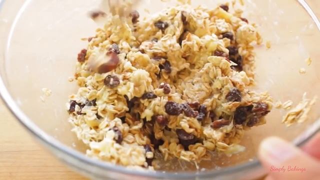 3 Ingredient Healthy Oat Cookies | Back to School Recipe | Simply Bakings смотреть онлайн