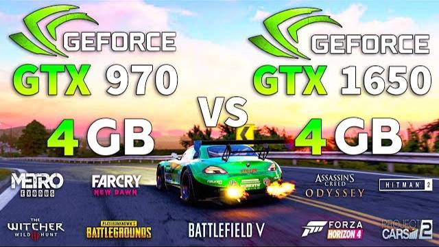 GTX 970 vs GTX 1650 Test in 9 Games смотреть онлайн