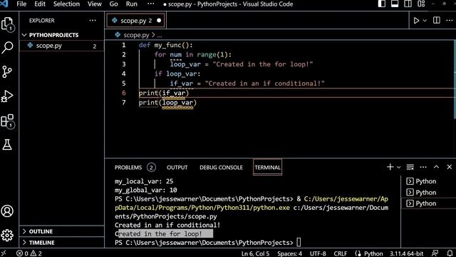 Better understand scope in #Python with these examples | #learnpython #pythontutorial смотреть онлайн