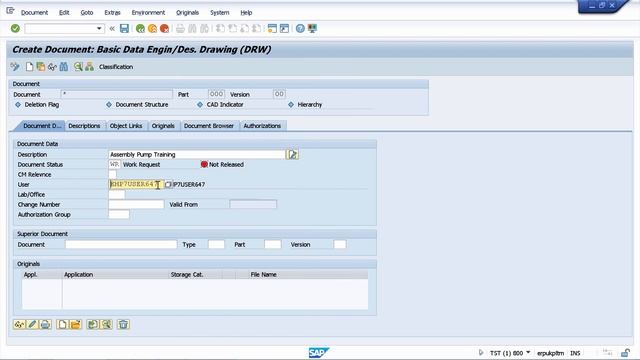 SAP DMS PLM Create Document Info Record #2 смотреть онлайн
