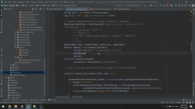 Stripe payment integration with android java смотреть онлайн