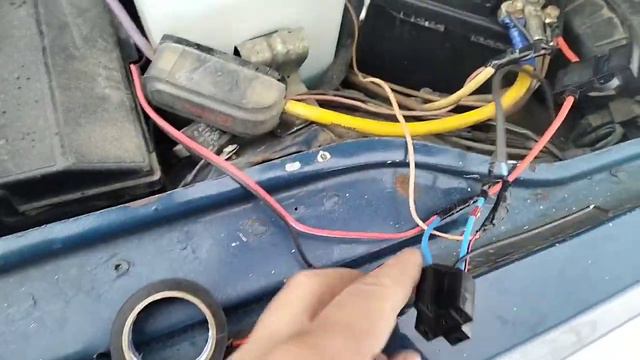подключение LED балки (BAR) через реле и предохранитель смотреть онлайн
