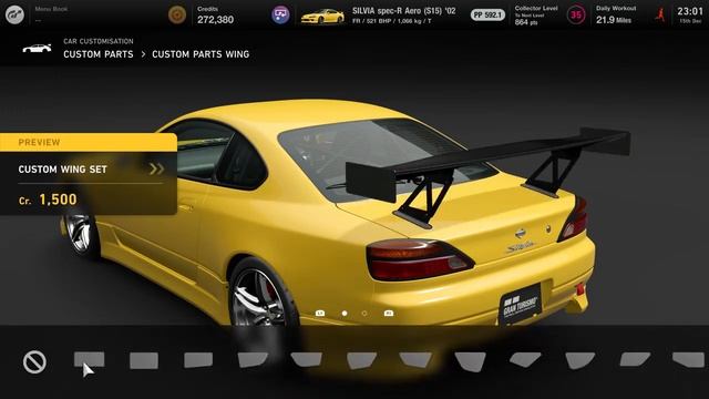 Gran Turismo 7 : Car Customisation Spoiler - Nissan Silvia Spec R #gt7 смотреть онлайн