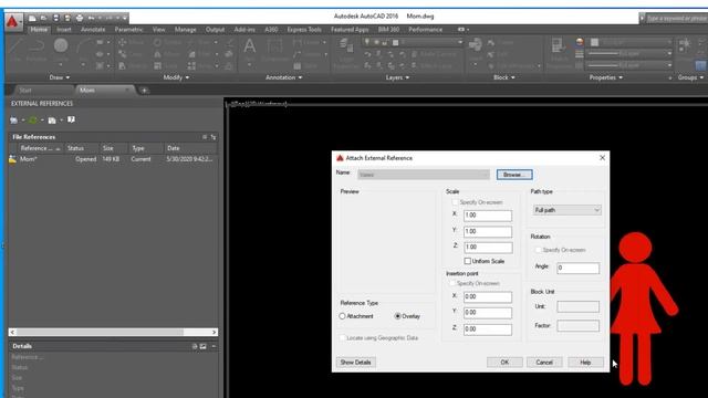 AutoCAD Tip : Do you know the difference between Attachment and Overlay in Xref? смотреть онлайн