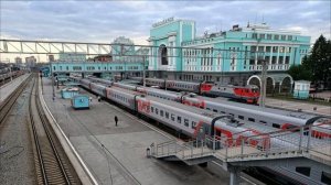 Информатор вокзала Новосибирск-Главный.