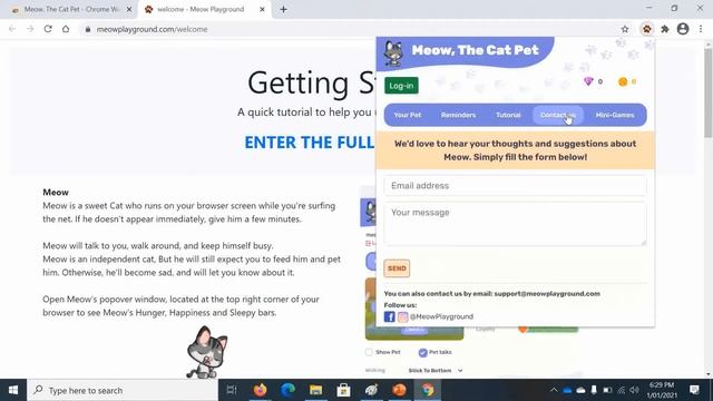 CUTE pet on your Screen- Meow the Cat Pet - Best chrome extensions смотреть онлайн