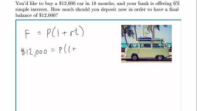 Finance Example: Present Value with Simple Interest смотреть онлайн