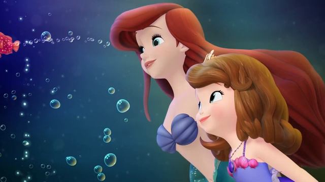 Sofia Meets Ariel ! 🐟 | Sofia the First | @disneyjunior смотреть онлайн