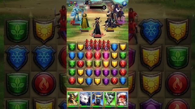 Alliance Wars - Mixed Nuts Vs Aggressive 3 - Attack Boost - Empires And Puzzles смотреть онлайн