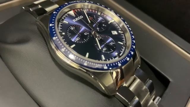 Часы наручные мужские Rado HyperChrome Chronograph 01.312.0259.3.020 (alt. ref. R32259203) смотреть онлайн